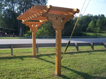 Reliance Timber Wood Products Cypress Arbor