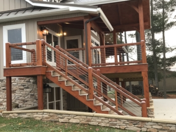 Reliance Timber Wood Products Cypress Exterior Log Home