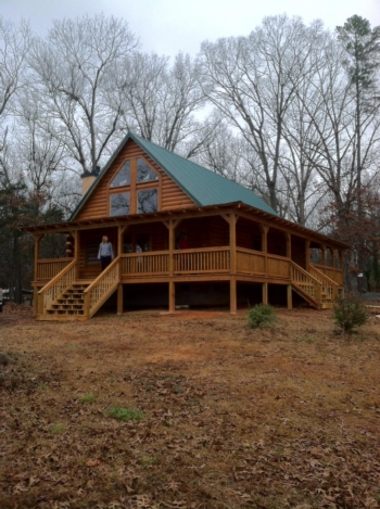 Reliance Timber Wood Products Log Cabin Home Package