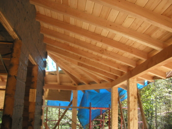 Reliance Timber Wood Products Log Cabin Porch