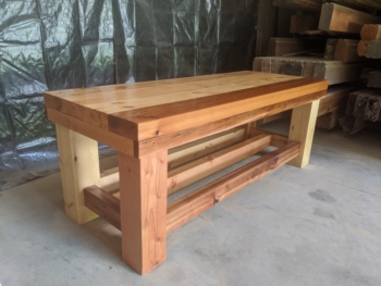 Reliance Timber Wood Products Timber Dining Room Table