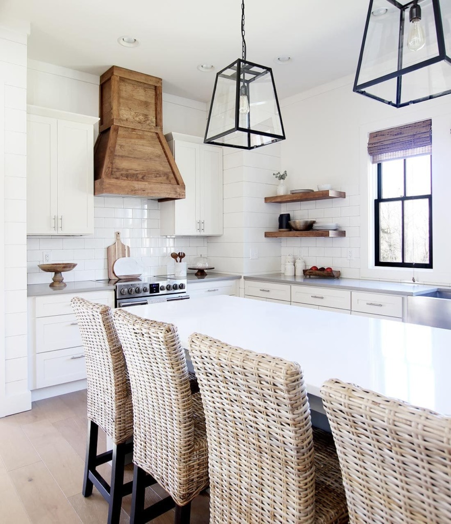 Decorative Wooden Vent Hood wood idea #5
