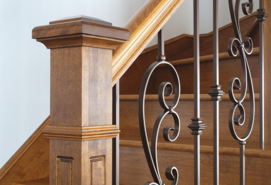 wood stair parts and newels