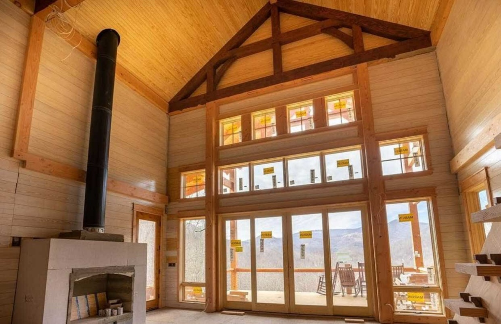 douglas fir beamwork