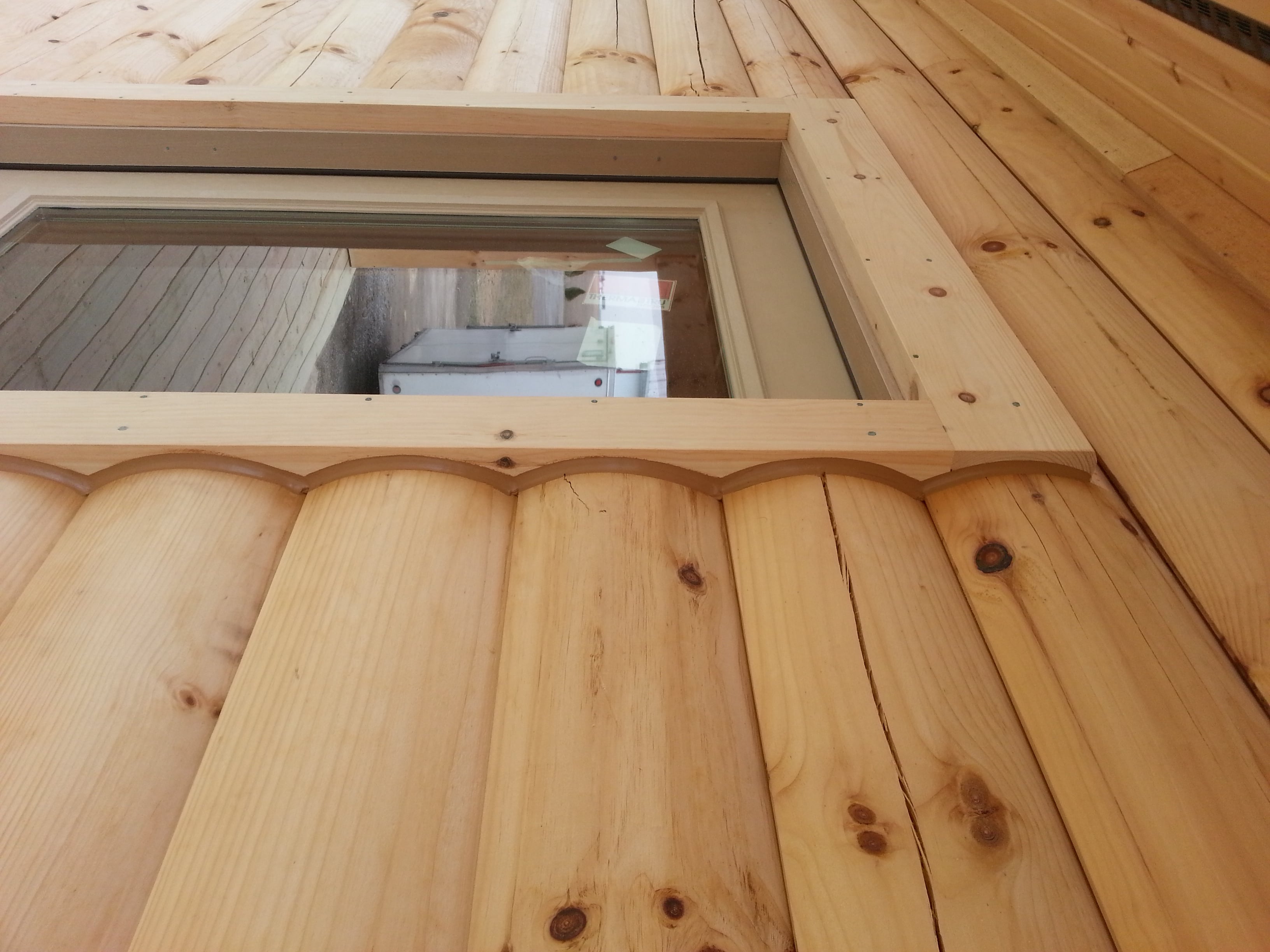 Wavy Edge Wood Siding